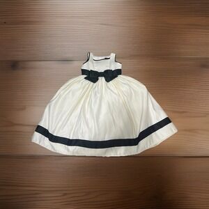 Sugarplum Girl's Dress White with Bows Size 5